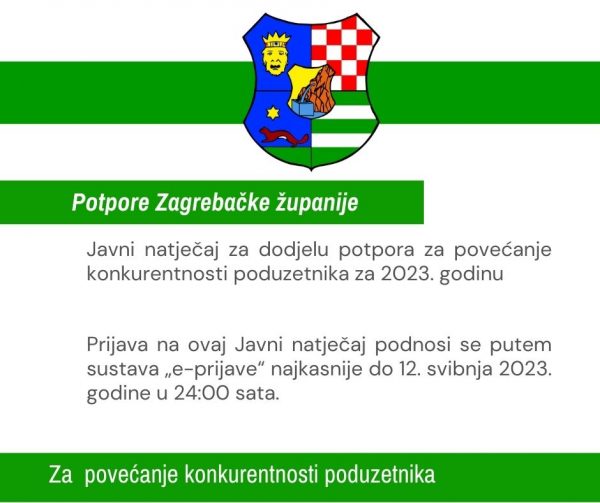 Potpore Zagrebačke županije(1)