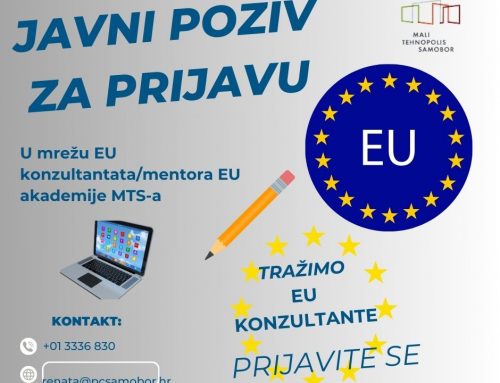 Poduzetnički centar Samobor objavljuje drugi javni poziv za prijavu u mrežu EU konzultanata
