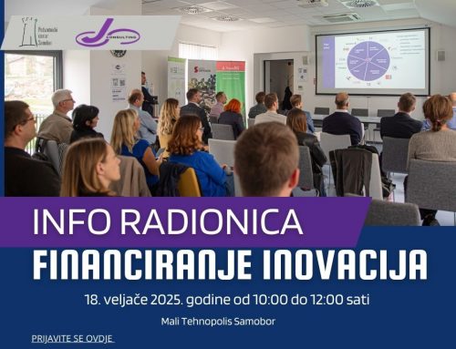 NAJAVA INFORMATIVNE RADIONICE: FINANCIRANJE INOVACIJA ZA NOVOOSNOVANE MSP-ove