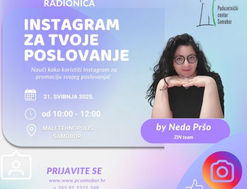 NAJAVA RADIONICE Instagram za tvoje poslovanje