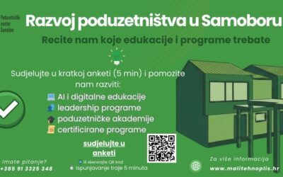 Sudjelujte u anketi o edukacijama i programima za poduzetnike