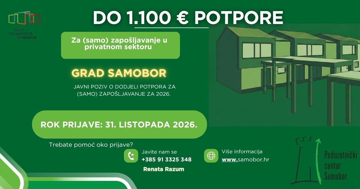 POTPORE GRAD ZAPOŠLJAVANJE