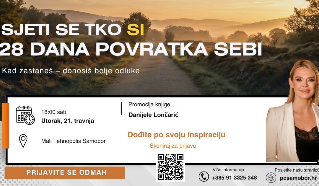 Vrijeme za reset: promocija knjige „Sjeti se tko si – 28 dana povratka sebi“